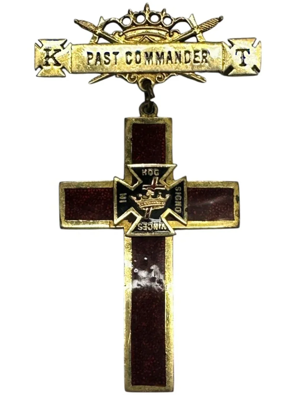 Vintage Knight's Templar Past Commander Pin